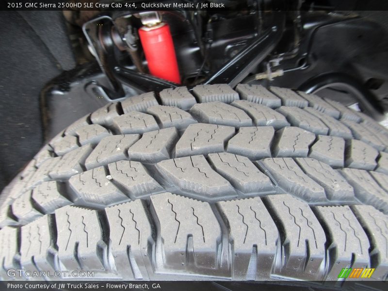 Quicksilver Metallic / Jet Black 2015 GMC Sierra 2500HD SLE Crew Cab 4x4