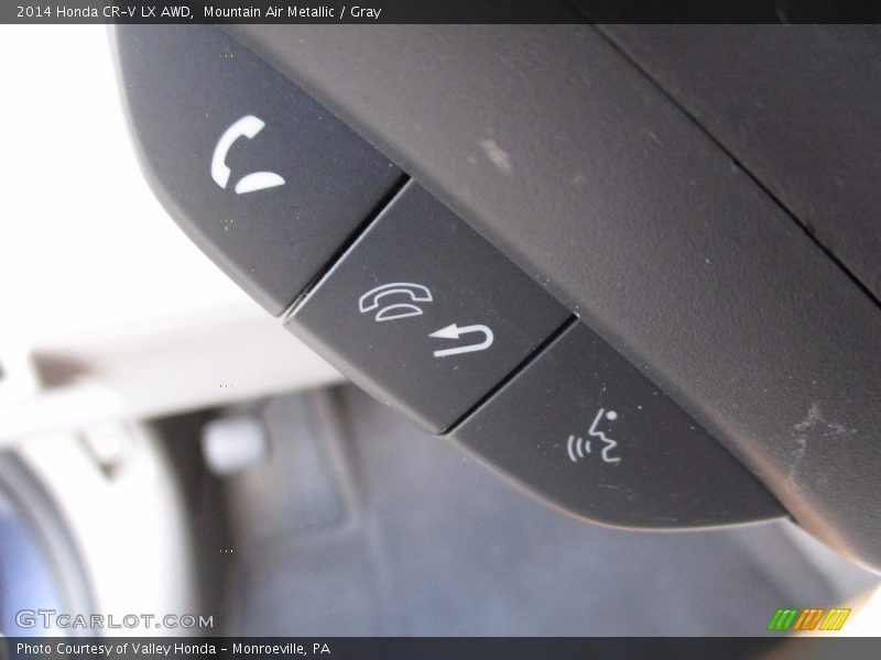 Mountain Air Metallic / Gray 2014 Honda CR-V LX AWD
