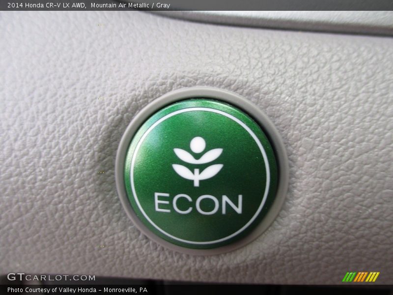 Mountain Air Metallic / Gray 2014 Honda CR-V LX AWD