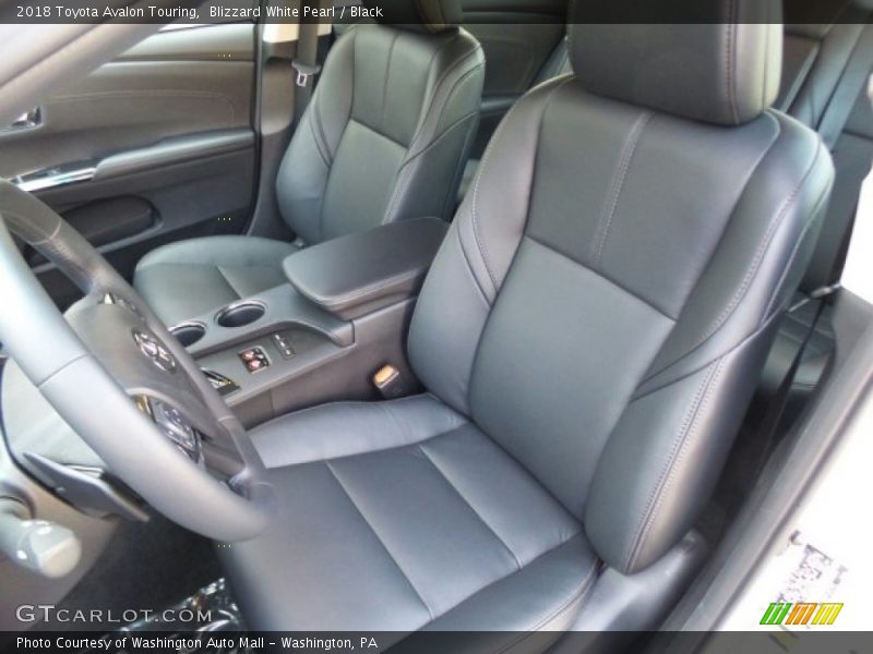 Front Seat of 2018 Avalon Touring