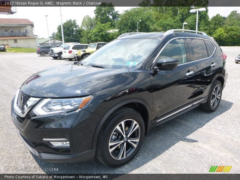 Magnetic Black / Charcoal 2017 Nissan Rogue SL AWD