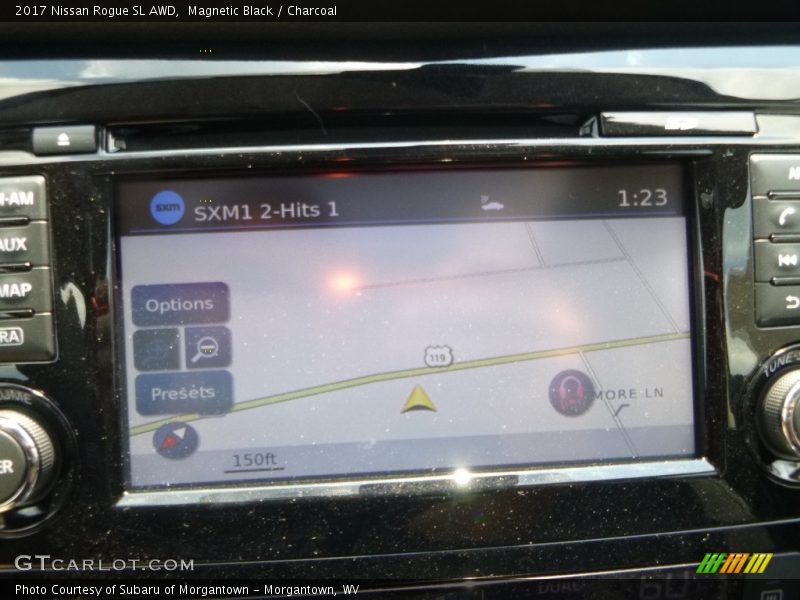 Magnetic Black / Charcoal 2017 Nissan Rogue SL AWD