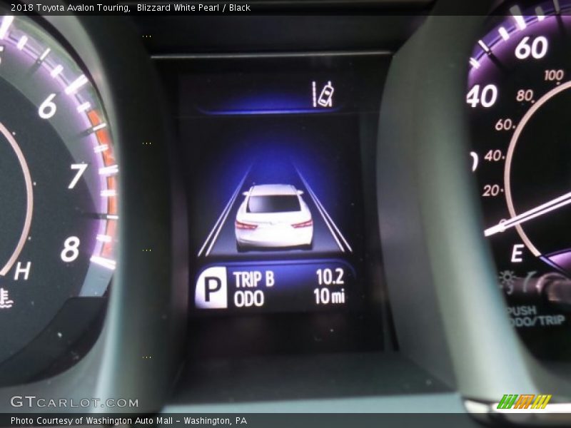 Blizzard White Pearl / Black 2018 Toyota Avalon Touring