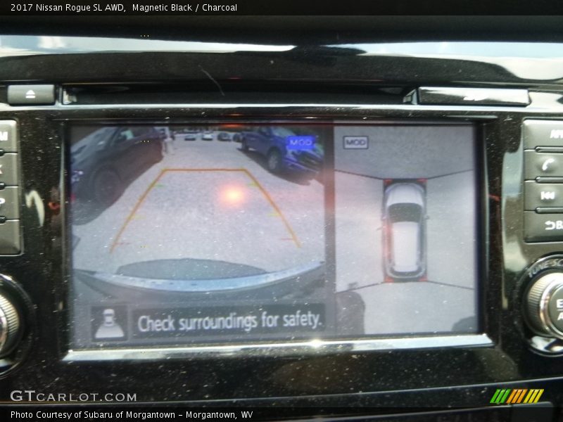 Magnetic Black / Charcoal 2017 Nissan Rogue SL AWD