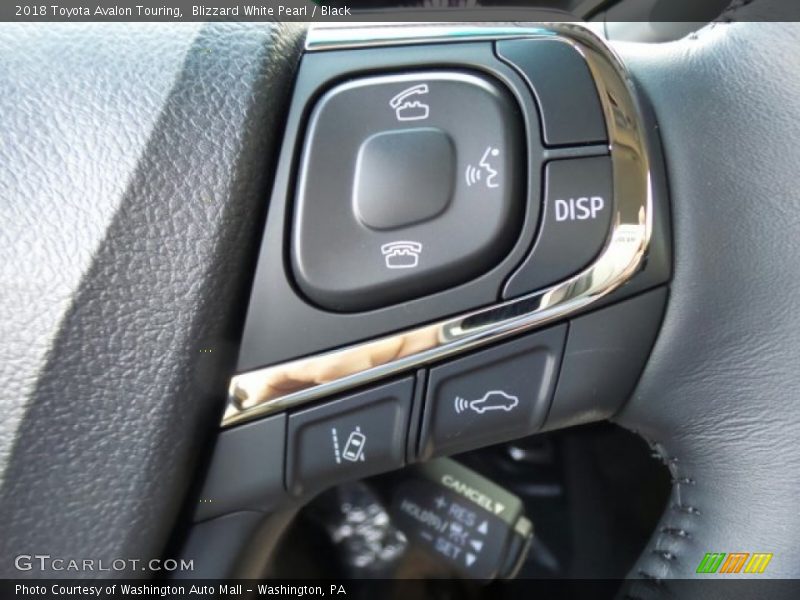Controls of 2018 Avalon Touring