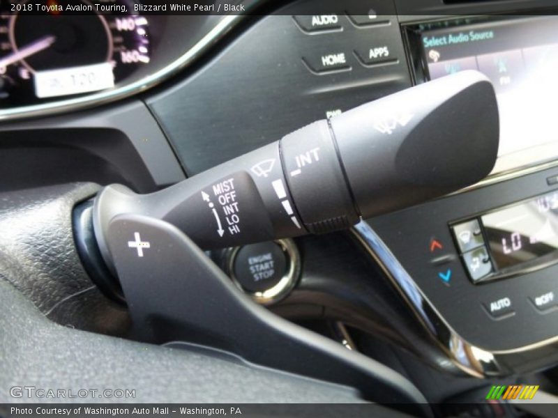 Controls of 2018 Avalon Touring