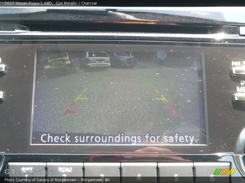 Gun Metallic / Charcoal 2017 Nissan Rogue S AWD