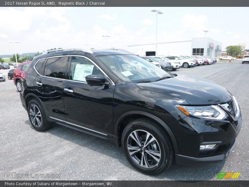 Magnetic Black / Charcoal 2017 Nissan Rogue SL AWD