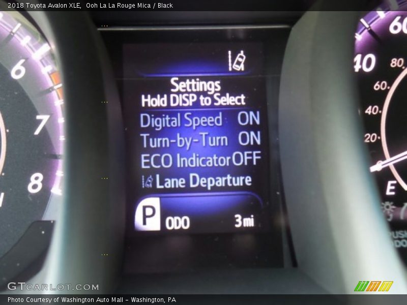 Ooh La La Rouge Mica / Black 2018 Toyota Avalon XLE