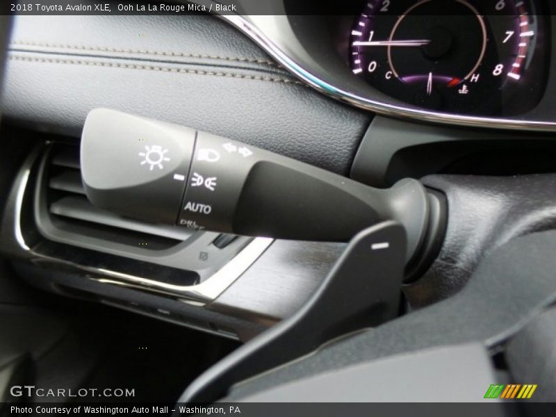 Controls of 2018 Avalon XLE