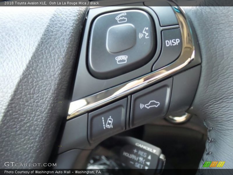 Controls of 2018 Avalon XLE