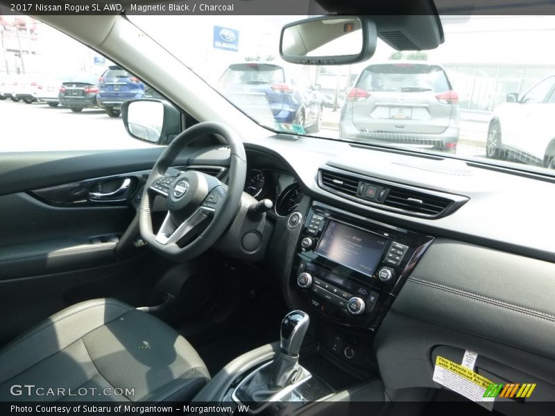 Magnetic Black / Charcoal 2017 Nissan Rogue SL AWD