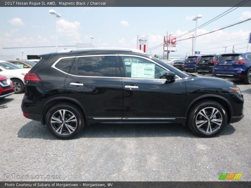 Magnetic Black / Charcoal 2017 Nissan Rogue SL AWD