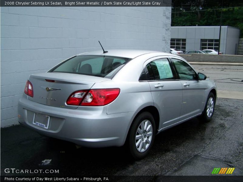 Bright Silver Metallic / Dark Slate Gray/Light Slate Gray 2008 Chrysler Sebring LX Sedan