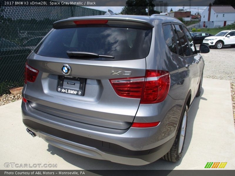 Space Gray Metallic / Black 2017 BMW X3 xDrive28i