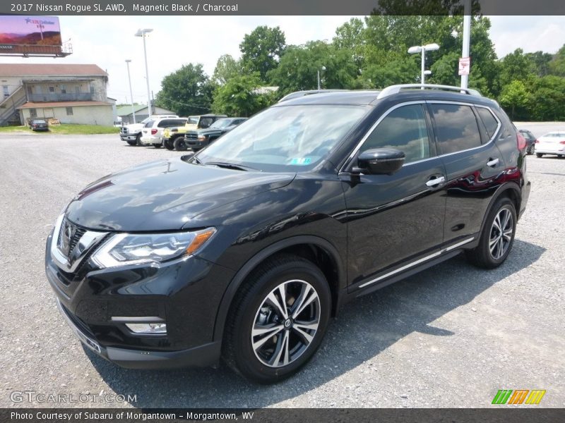 Magnetic Black / Charcoal 2017 Nissan Rogue SL AWD