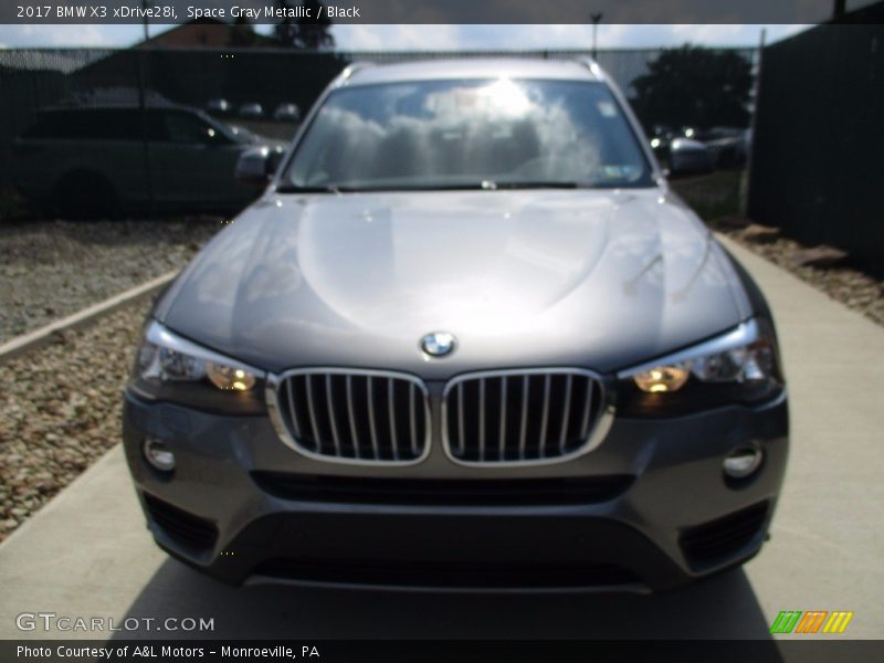 Space Gray Metallic / Black 2017 BMW X3 xDrive28i