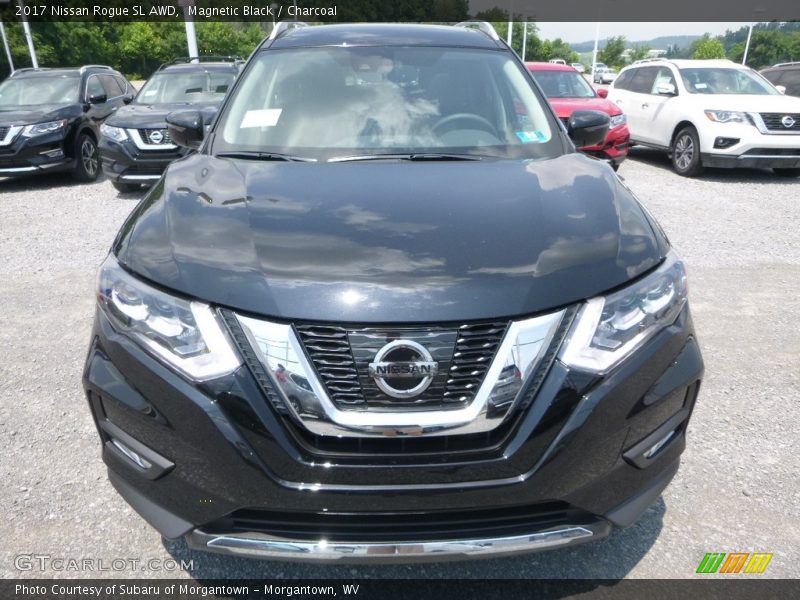 Magnetic Black / Charcoal 2017 Nissan Rogue SL AWD