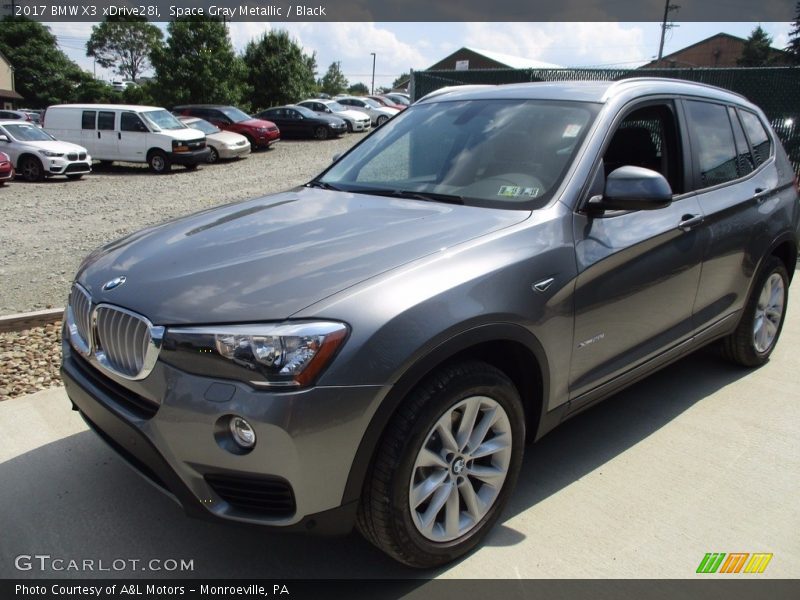 Space Gray Metallic / Black 2017 BMW X3 xDrive28i