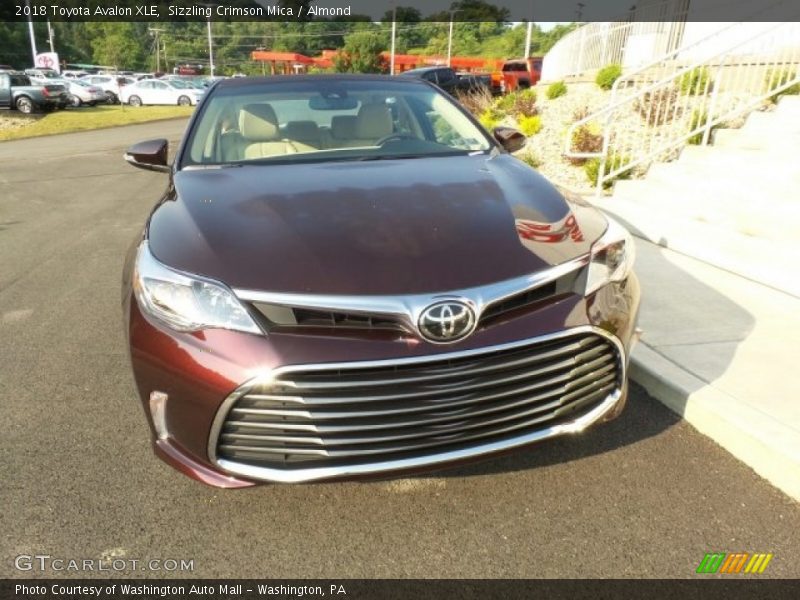 Sizzling Crimson Mica / Almond 2018 Toyota Avalon XLE