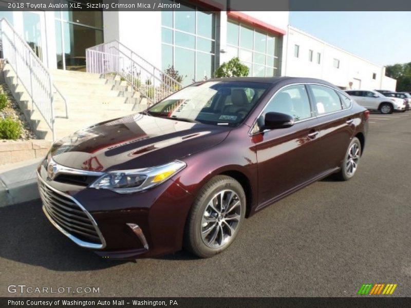 Sizzling Crimson Mica / Almond 2018 Toyota Avalon XLE