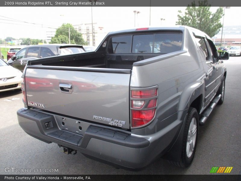 Sterling Gray Metallic / Black 2009 Honda Ridgeline RTL