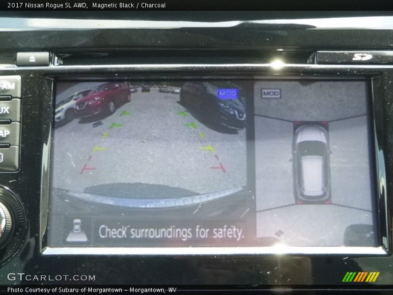 Magnetic Black / Charcoal 2017 Nissan Rogue SL AWD