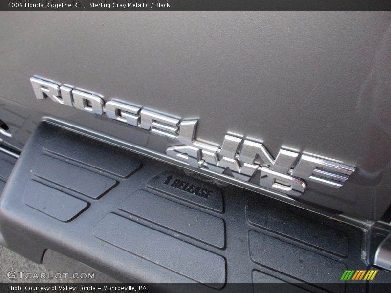 Sterling Gray Metallic / Black 2009 Honda Ridgeline RTL