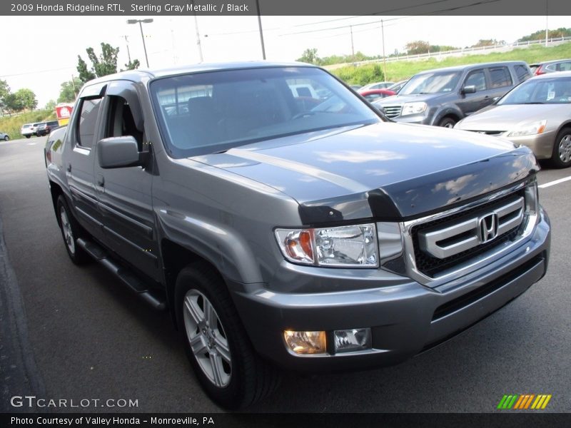 Sterling Gray Metallic / Black 2009 Honda Ridgeline RTL