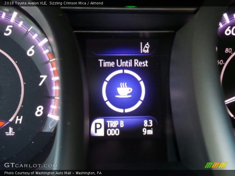 Sizzling Crimson Mica / Almond 2018 Toyota Avalon XLE