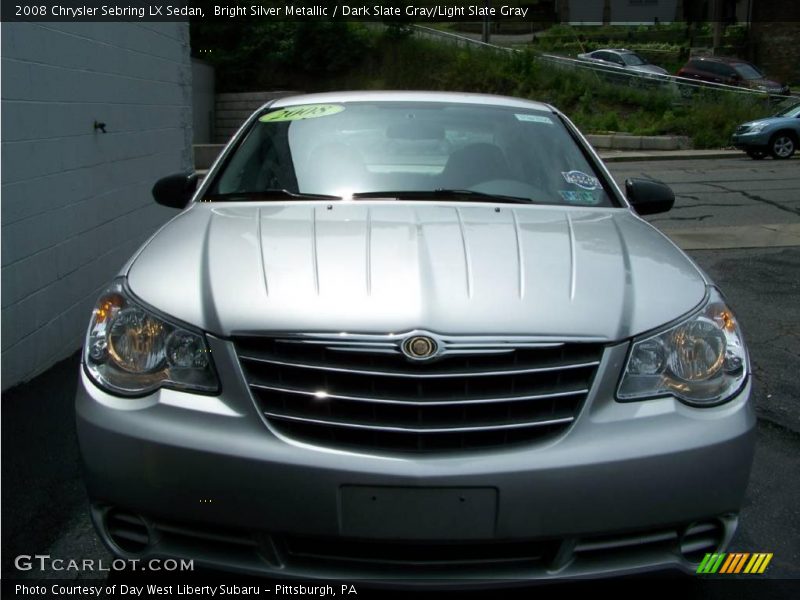 Bright Silver Metallic / Dark Slate Gray/Light Slate Gray 2008 Chrysler Sebring LX Sedan