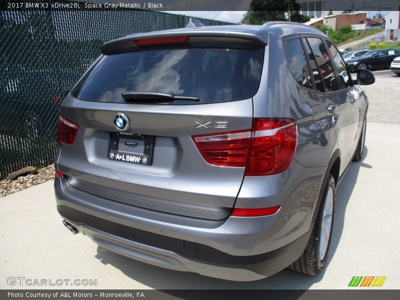 Space Gray Metallic / Black 2017 BMW X3 xDrive28i