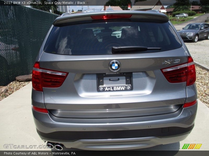 Space Gray Metallic / Black 2017 BMW X3 xDrive28i