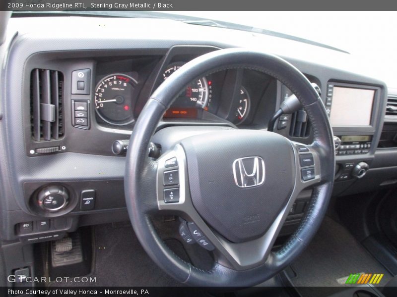 Sterling Gray Metallic / Black 2009 Honda Ridgeline RTL