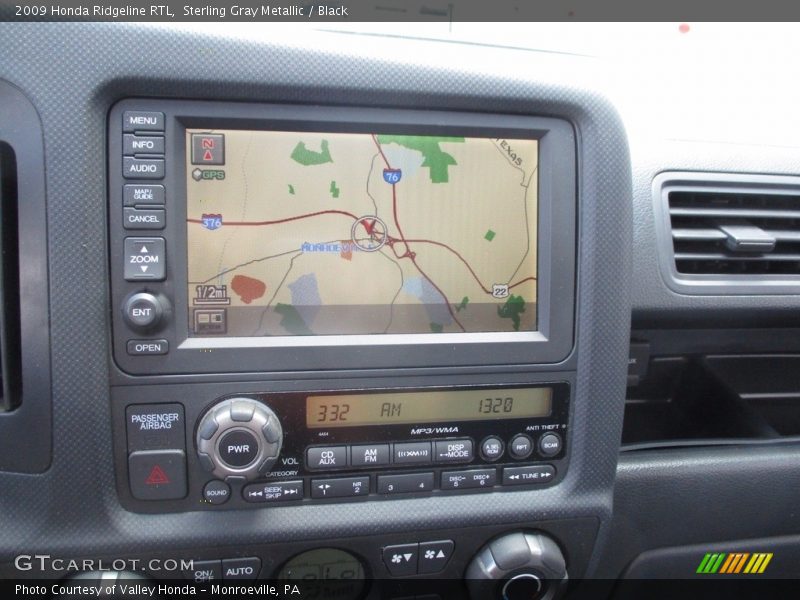 Sterling Gray Metallic / Black 2009 Honda Ridgeline RTL