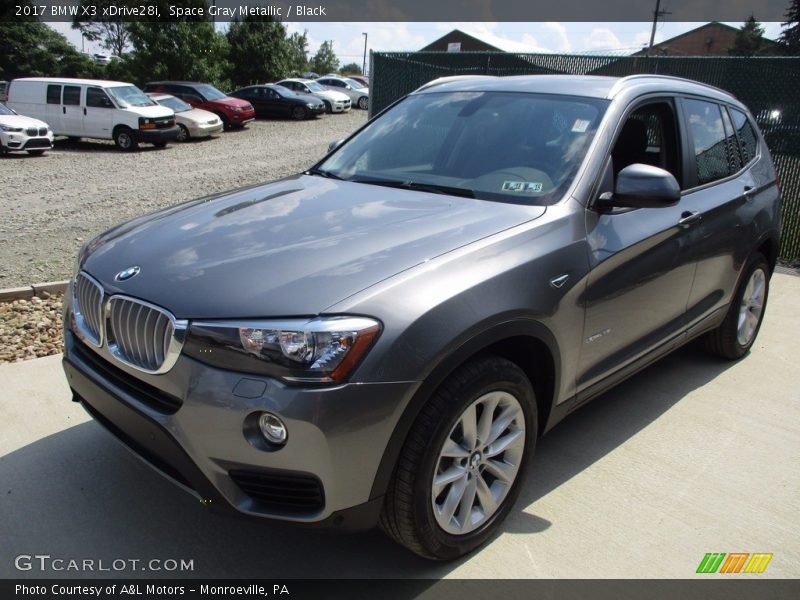 Space Gray Metallic / Black 2017 BMW X3 xDrive28i