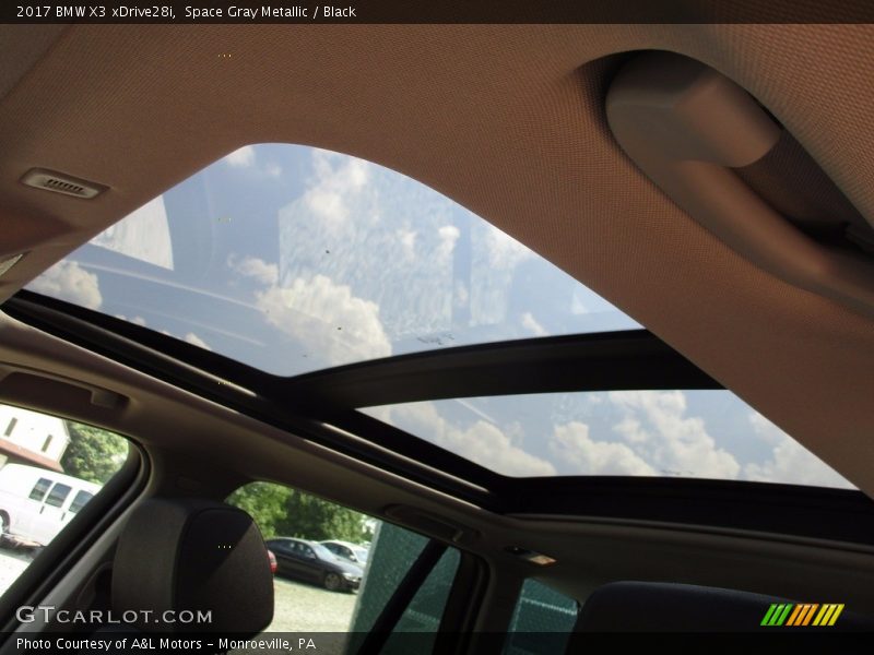 Space Gray Metallic / Black 2017 BMW X3 xDrive28i
