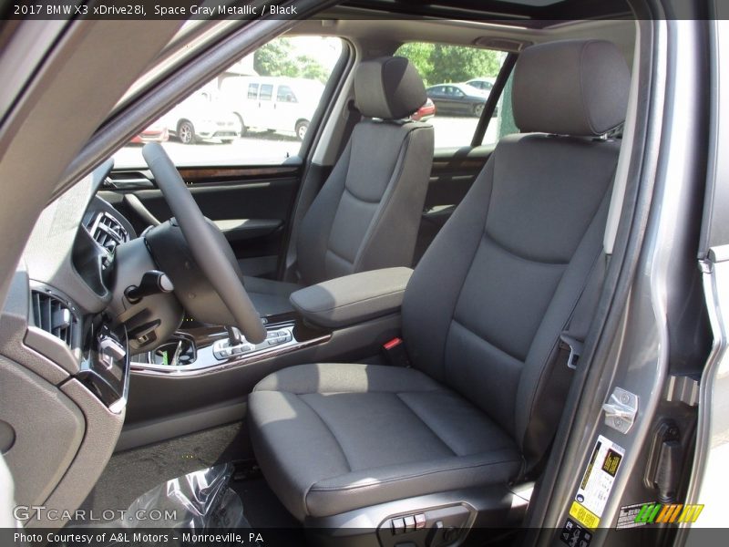 Space Gray Metallic / Black 2017 BMW X3 xDrive28i