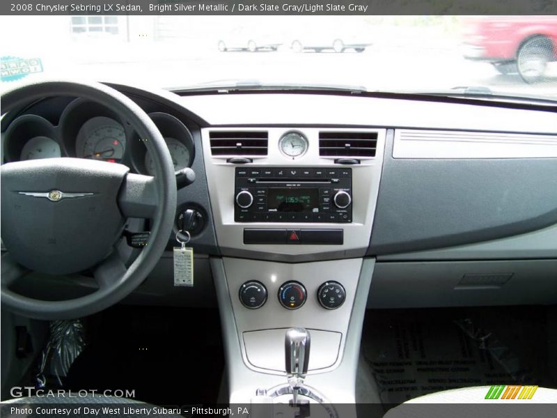 Bright Silver Metallic / Dark Slate Gray/Light Slate Gray 2008 Chrysler Sebring LX Sedan