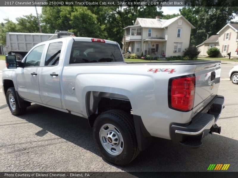 Silver Ice Metallic / Dark Ash/Jet Black 2017 Chevrolet Silverado 2500HD Work Truck Double Cab 4x4