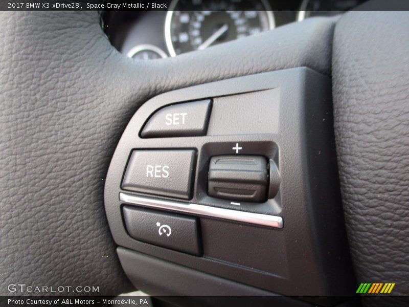 Space Gray Metallic / Black 2017 BMW X3 xDrive28i