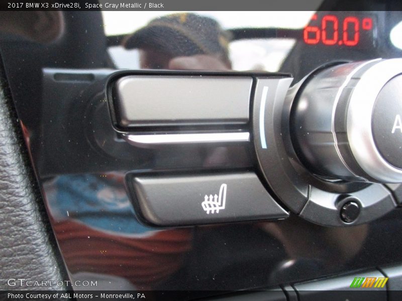Space Gray Metallic / Black 2017 BMW X3 xDrive28i
