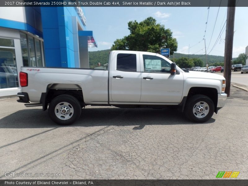 Silver Ice Metallic / Dark Ash/Jet Black 2017 Chevrolet Silverado 2500HD Work Truck Double Cab 4x4