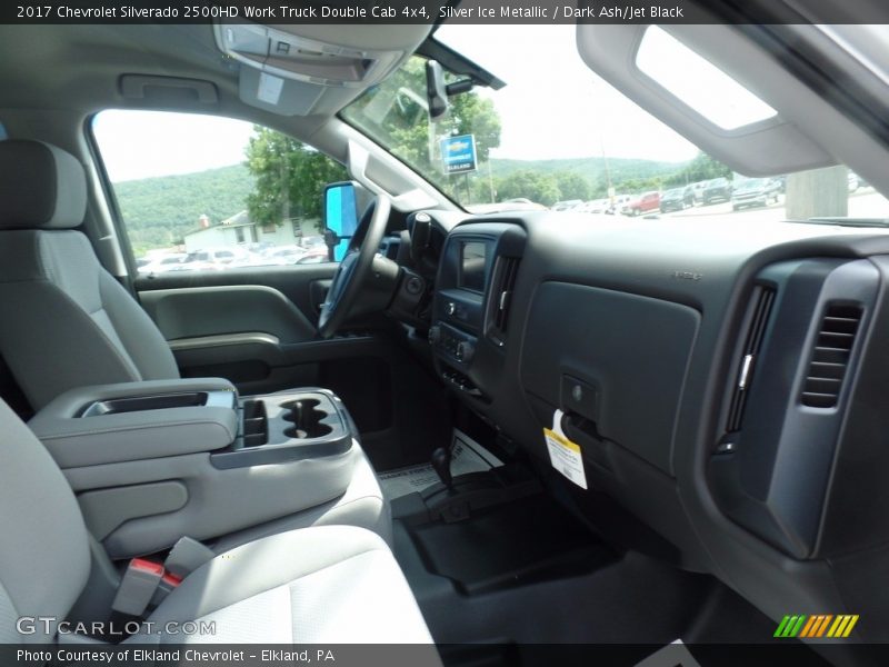 Silver Ice Metallic / Dark Ash/Jet Black 2017 Chevrolet Silverado 2500HD Work Truck Double Cab 4x4