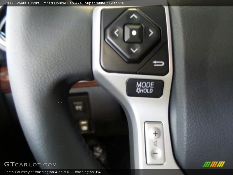 Super White / Graphite 2017 Toyota Tundra Limited Double Cab 4x4