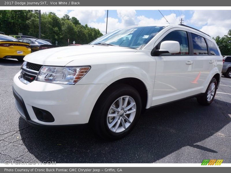 Vice White / Black 2017 Dodge Journey SXT