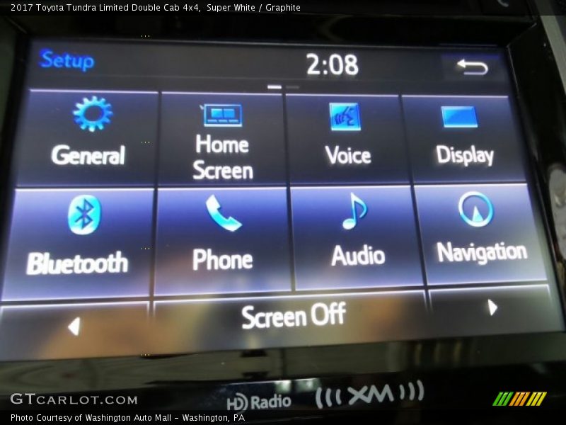 Super White / Graphite 2017 Toyota Tundra Limited Double Cab 4x4