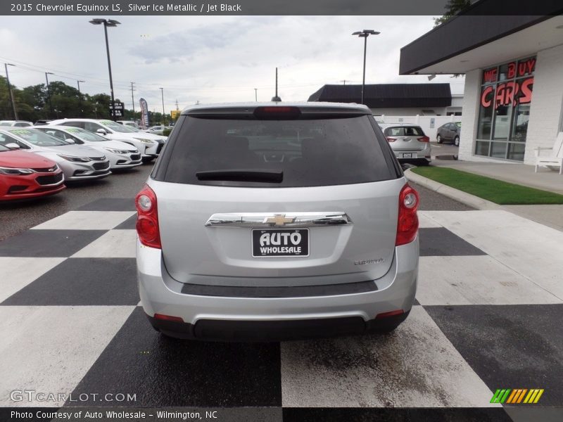 Silver Ice Metallic / Jet Black 2015 Chevrolet Equinox LS