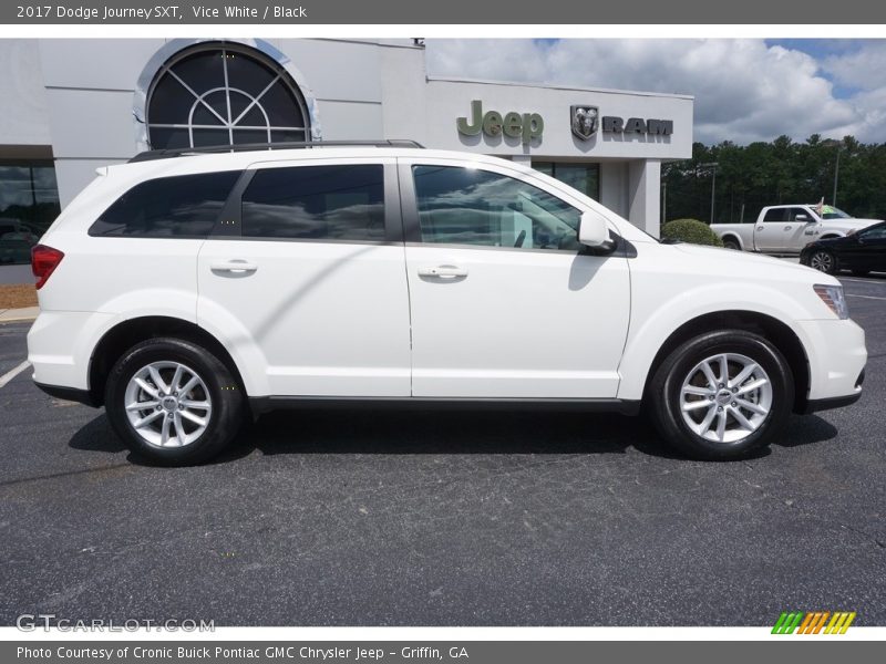 Vice White / Black 2017 Dodge Journey SXT