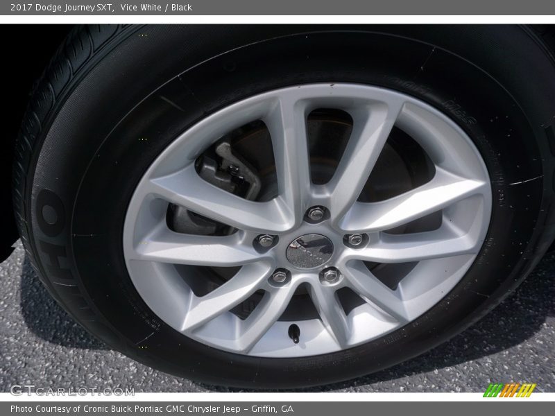 Vice White / Black 2017 Dodge Journey SXT